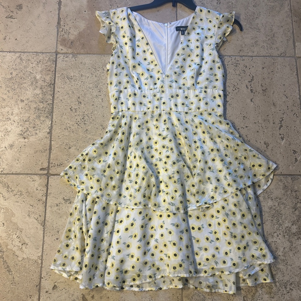 Slate & Willow Yellow Floral Dress